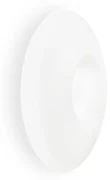 Plafoniera Moderna Glory Vetro Bianco 3 Luci E27 D50Cm