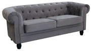 CHESTERFIELD - divano vintage in velluto