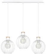 Lampadario a Sospensione BARBADO 3 WHITE Colore Bianco