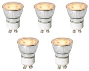 Set di 5 lampadine LED GU10 dimmerabili a 3 livelli 35mm 4W 200 lm 2200K
