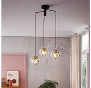 Eglo 99073 - Lampadario a sospensione con filo MIRTAZZA 3xE27/60W/230V