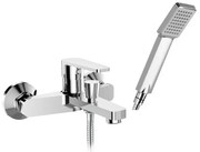 Miscelatore vasca con duplex cromato serie Recta