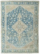 Hamedan Tappeto persiano 140 x 190 Blu (Iran) Annodato A Mano