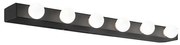 Ideal Lux - Applique PRIVE 6xE14/40W/230V nero