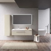 Mobile sottolavabo e lavabo Ginevra per vasca a destra pesca L 135 x H 36 x P 51 cm