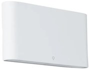 Applique da parete bianca 17,5 cm con LED IP65 - Batt