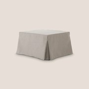 TIP-TOP Pouf LETTO in TESSUTO impermeabile T13 panna