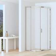 Box doccia basso 80x80cm semicircolare altezza 170cm | CHIARA CURV-Q - KAMALU