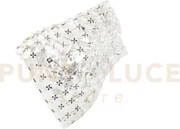 Applique a parete rumba trasparente 1 luce attacco g9 25x14x29cm in...