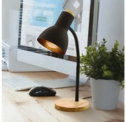 Eglo 98831 - Lampada da tavolo VERADAL 1xE27/40W/230V nero