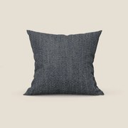 Levante cuscino disponibile in diversi colori in pregiato bouclé riciclato fresco dalla trama melangiata smacchiabile T16 antracite