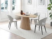 Tavolo da pranzo 6 coperti in MDF Naturale chiaro - ANTELADA