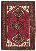 Hamedan Tappeto 100 x 150 Rosso (Iran) Annodato A Mano