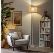 Brilagi - Lampada da terra a LED CERIA 1xE27/40W/230V Ø 35 cm beige/bianco