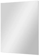Specchio bagno 50x60 cm a filo lucido con installazione reversibile