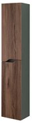 Colonna bagno sospesa alta noce canaletto Minori/Maiori 30x150 cm