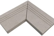 Bordo per piscina in gres porcellanato ECODADO+ Grad. Gres Est.Scan. dx-sx grig. 30x60x2 L 60 x H 60 cm, Sp 20 mm