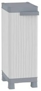 Armadio basso Base 350 UW in polipropilene, grigio L 35 x H 97.6 x P 43.8 cm, 1 anta, adatto per interno/esterno