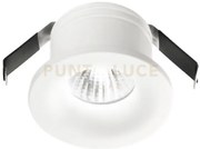 Gfa850c- faretto da incasso bianco led 3000k 320lm 4w d.4,5cm allum...