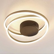 Lindby Davian plafoniera LED dimmerabile, ottone