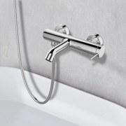 Kamalu - Miscelatore vasca a incasso in ottone con finitura cromata | KAM-J CROMO