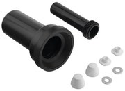 Bruckner - Set di collegamento per WC sospeso 25 cm nero