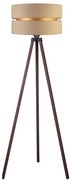 Duolla - Lampada con piedistallo DUO 1xE27/60W/230V diametro 44 cm beige/marrone