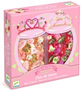 Set di perline per creare due diademi - rosa