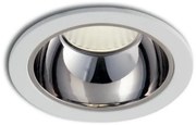 Incasso led lander bianco/cromo 15w 1500lm ugr 3000k cri90 8,7x11,2cm