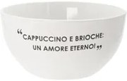 Ciotola 14 cm scritta Quotes bianca