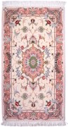 Tabriz Tappeto 130x70 Beige (Iran) Annodato A Mano