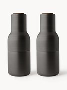 Set macina sale e pepe con coperchio in legno di noce Bottle Grinder 2 pz