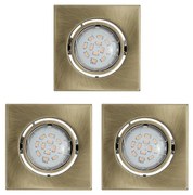 Eglo 93248 - SET 3pz Lampada LED da incasso IGOA 3xGU10/5W/230V