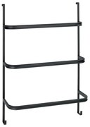 WENKO 24026100 - Porta asciugamani IRPINIA 54,5x77,5 cm nero