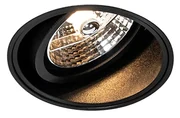Faretto da incasso moderno nero senza cornice - Impact 70