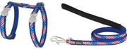 Imbracatura per Cani Red Dingo US Flag 21-35 cm Azzurro