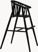 Sedia alta per bambini in legno di quercia fatta a mano Saga