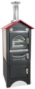 Forno A Legna Da Esterno 40x50 Cm Cottura Indiretta Smile Nero Clementi