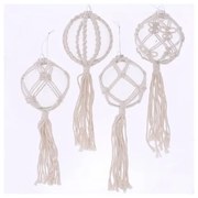 Set di 4 decorazioni natalizie appese Nara - Boltze