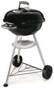 Barbecue a Carbonella Weber Bar-B Kettle con Ruote in Acciaio Cromato, Dimensioni 91x47x58 cm, Codice 0077924129452, Modello S7170954