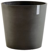 Vaso per piante e fiori AMSTERDAM ECOPOT'S in resina antracite H 44.5 cm Ø 50 cm