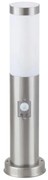 Rabalux 8267 - Lampada da esterno con sensore INOX TORCH 1xE27/25W IP44