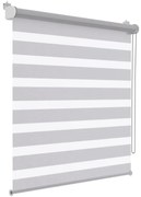 Tenda a rullo giorno / notte Orleans grigio chiaro 80x250 cm