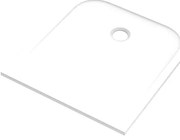 Piatto doccia SENSEA in composito minerale di resina gelificata Easy V2 bianco L 80 x L 90 x H 2.5 cm opaco