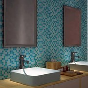 Mosaico in vetro blu L 0.4 x L 31.6 cm, 10 pezzi