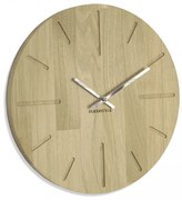 Orologio da parete moderno in rovere naturale