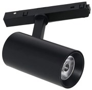 Faretto LED per binario MAGNETIC TRACK LED/10W/48V nero