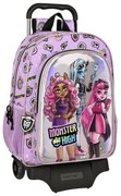 Trolley per la Scuola Monster High Best boos Lilla 33 x 42 x 14 cm