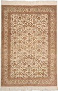 Hereke Tappeto 130 x 190 Beige (Cina) Annodato A Mano