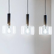 Lampada a sospensione in vetro Viva Jupiter, dimmerabile, Chiaro / Trasparente, Soggiorno / Sala da pranzo, Vetro, Moderno, Lampada a sospensione